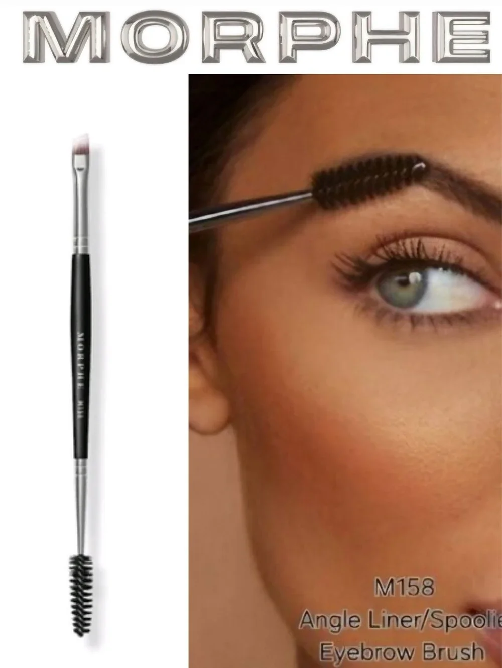 Morphe M158 Angle Liner/Spoolie Eyebrow Brush